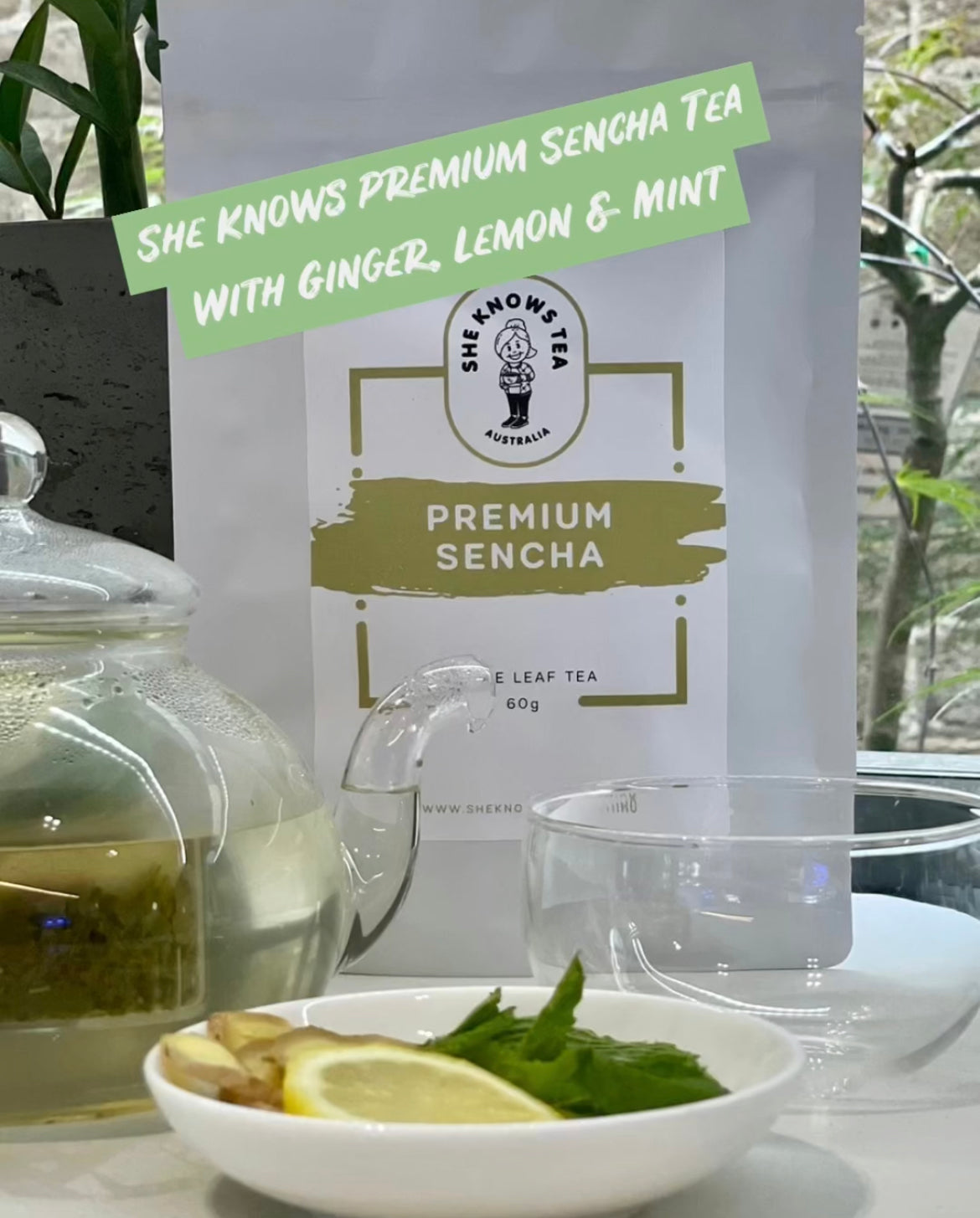 Lets Get Infusing with She Knows Premium Sencha Tea!