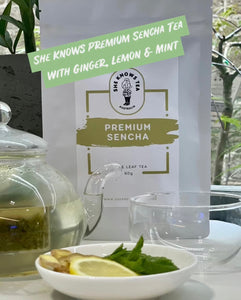 Lets Get Infusing with She Knows Premium Sencha Tea!